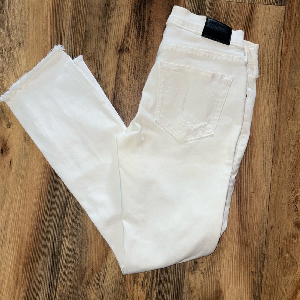 True Religion Cora Mid Rise Straight Jean